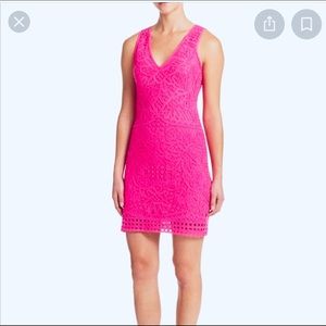 EUC Lilly Pulitzer Astrid Crochet Shift Dress